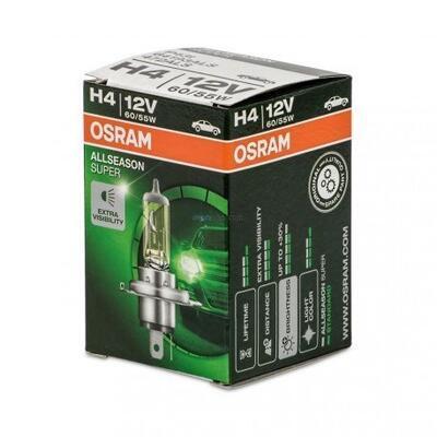 Žárovka OSRAM H4 12V 60/55W P43t ALLSEASON +30%