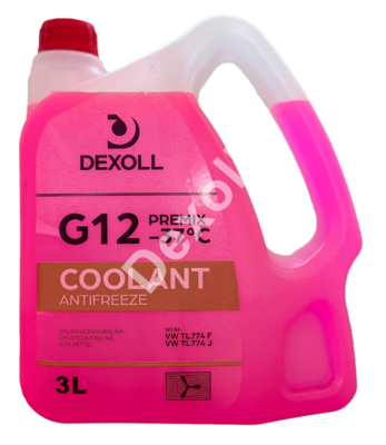 Dexoll Antifreeze G12 PREMIX -37°C 3L