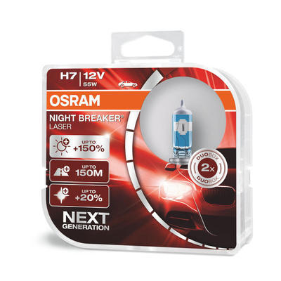 Žárovka OSRAM H7 12V 55W PX26d NBL +150% 2ks