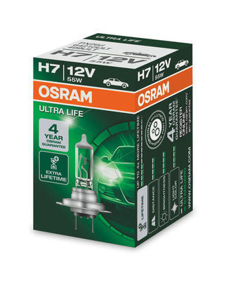 Žárovka OSRAM H7 12V 55W PX26d ULTRA LIFE