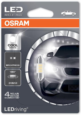 Žárovka OSRAM C5W 12V LED Standard Bílá