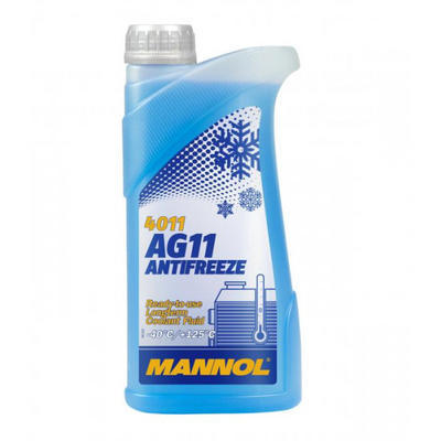 MANNOL Antifreeze AG11 (- 40°C) 1L (modrá)