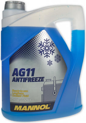 MANNOL Antifreeze AG11 (- 40°C) 5L (modrá) 