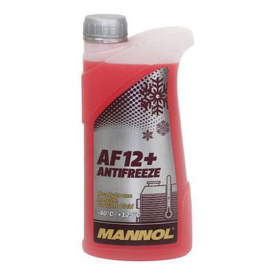 MANNOL Antifreeze AF12+ (- 40°C) 1L (červená) 