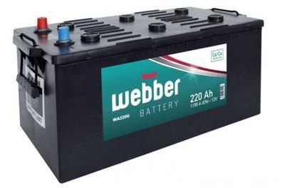 Autobaterie Webber 12V, 220Ah, 1150A