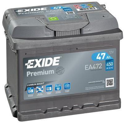 47Ah P,s.p.450A,EXIDE Premium,12V,207x175x175