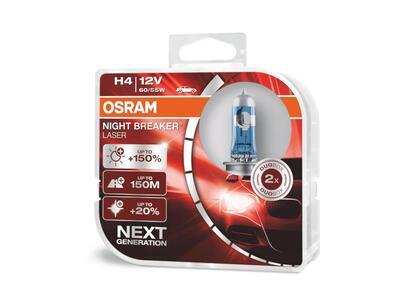 Žárovka OSRAM H4 12V 60W/55W P43t NBL +150% 2ks