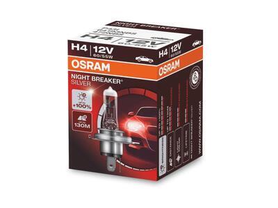 Žárovka OSRAM H4 12V 60W/55W P43t NBS +100%
