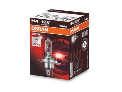Žárovka OSRAM H4 12V 60/55W P43t SUPER +30%