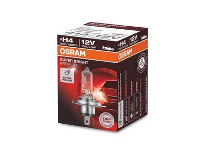 Žárovka OSRAM H4 12V 100/90W P43t SUPER BRIGHT