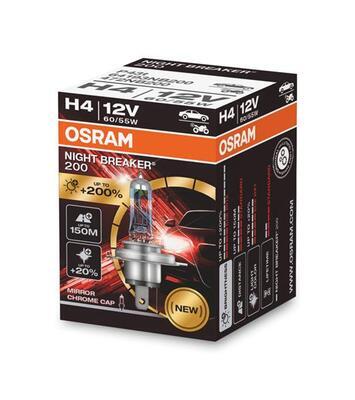 Žárovka OSRAM H4 12V 60W/55W P43t NB +200%