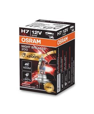 Žárovka OSRAM H7 12V 55W PX26d NB +200%