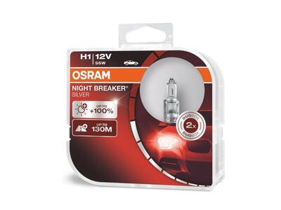 Žárovka OSRAM H1 12V 55W P14.5s NBS +100% 2ks